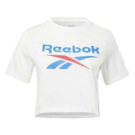 Maglia a Maniche Corte Donna Reebok RI BL CROP TEE HT6207 Bianco