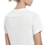 Maglia a Maniche Corte Donna Reebok RI BL CROP TEE HT6207 Bianco