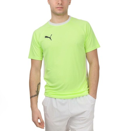 Maglia a Maniche Corte Uomo TEAM LIGA Puma 931832 01 Padel Giallo