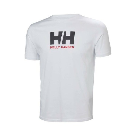 Maglia a Maniche Corte Uomo LOGO Helly Hansen 33979 001 Bianco