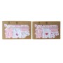 Set di Indumenti DKD Home Decor Cotone Rosa Bianco (11 Pezzi)