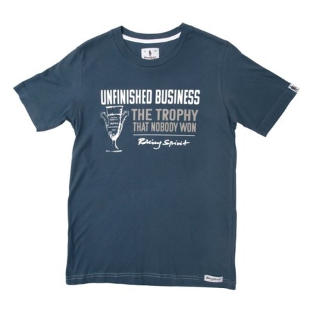 Maglia a Maniche Corte Uomo OMP Slate Unfinished Business Blu scuro