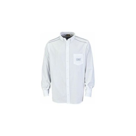 Camicia a Maniche Lunghe Uomo OMP Bianco