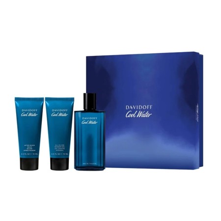 Cofanetto Profumo Uomo Davidoff Cool Water 3 Pezzi