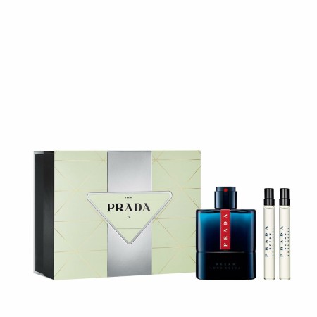 Cofanetto Profumo Uomo EDT Prada Luna Rossa Ocean 3 Pezzi