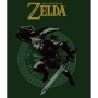 Maglia a Maniche Corte The Legend of Zelda Link Pose Verde Unisex