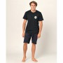 Maglia a Maniche Corte Rip Curl Wettie Essential Nero Uomo