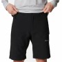 Pantaloncino Sportivo Columbia Silver Ridge Montagna Nero