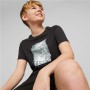 Maglia a Maniche Corte Bambino Puma Essentials+ Street Art Grap Nero