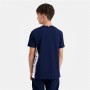 Maglia a Maniche Corte Bambino Le coq sportif N°1 Tricolore Azzurro