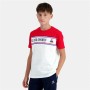 Maglia a Maniche Corte Bambino Le coq sportif N°2 Tricolore Bianco