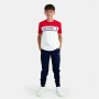 Maglia a Maniche Corte Bambino Le coq sportif N°2 Tricolore Bianco