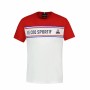 Maglia a Maniche Corte Bambino Le coq sportif N°2 Tricolore Bianco