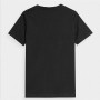 Maglia a Maniche Corte Bambino 4F M294 Deep Nero