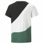 Maglia a Maniche Corte Bambino Puma Power Cat B Verde