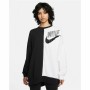 Felpa senza Cappuccio Donna Nike Sportswear Bianco Nero