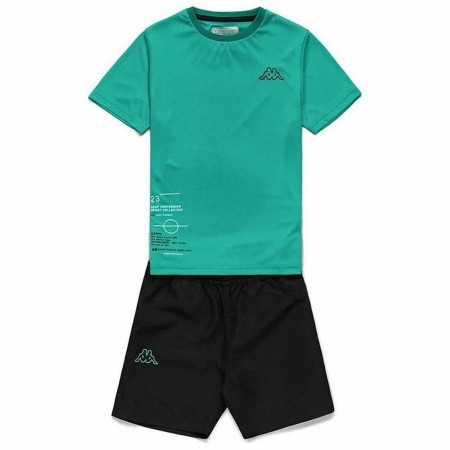 Completo Sportivo per Bambini Kappa Brozolo Lagoon Nero