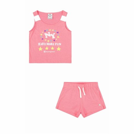 Completo Sportivo per Bambini Champion Rosa 2 Pezzi