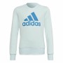 Felpa senza Cappuccio da Bambina Adidas Essentials Azzurro Chiaro