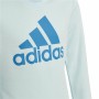 Felpa senza Cappuccio da Bambina Adidas Essentials Azzurro Chiaro