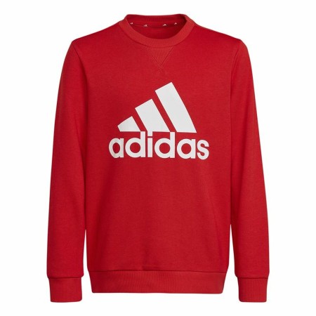 Felpa senza Cappuccio Bambino Adidas Essentials Rosso