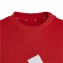 Felpa senza Cappuccio Bambino Adidas Essentials Rosso