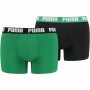 Boxer da Uomo Puma 521015001-035 Verde (2 uds)