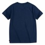 Maglia a Maniche Corte per Bambini Levi's Batwing Blu scuro Unisex