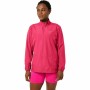 Giacca Impermeabile da Donna Asics Core Fucsia