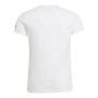 Maglia a Maniche Corte per Bambini Adidas Graphic Bianco