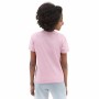 Maglia a Maniche Corte per Bambini Vans Flying V Crew Rosa