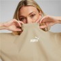 Maglia a Maniche Corte Donna Puma Colorblock Beige