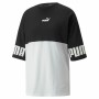 Maglia Puma Power Colorblock Bianco Nero