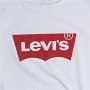 Maglia a Maniche Corte per Bambini Levi's Batwing Logo Bianco