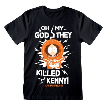 Maglia a Maniche Corte South Park They Killed Kenny Nero Unisex