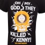 Maglia a Maniche Corte South Park They Killed Kenny Nero Unisex