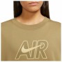 Maglia a Maniche Corte Donna Nike Sportswear Air Marrone