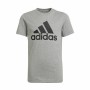 Maglia a Maniche Corte Adidas Essentials Grigio