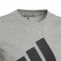 Maglia a Maniche Corte Adidas Essentials Grigio