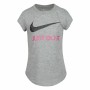 Maglia a Maniche Corte per Bambini Nike Swoosh JDI Grigio