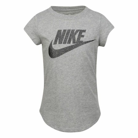 Maglia a Maniche Corte per Bambini Nike Futura SS Grigio