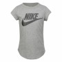 Maglia a Maniche Corte per Bambini Nike Futura SS Grigio