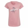 Maglia a Maniche Corte per Bambini Adidas Graphic Rosa