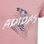 Maglia a Maniche Corte per Bambini Adidas Graphic Rosa