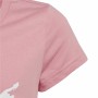 Maglia a Maniche Corte per Bambini Adidas Graphic Rosa