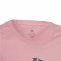 Maglia a Maniche Corte per Bambini Adidas Graphic Rosa