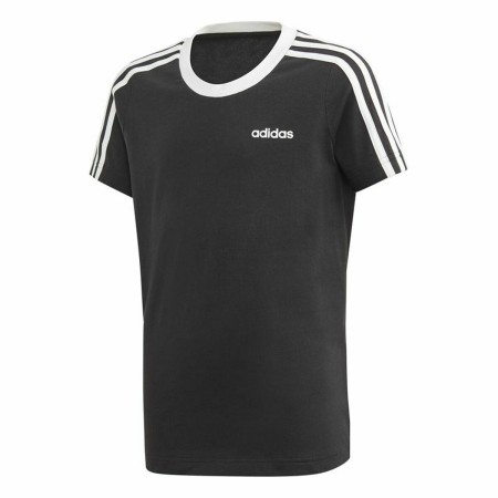 Maglia a Maniche Corte per Bambini Adidas YG BF Tee Nero