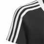 Maglia a Maniche Corte per Bambini Adidas YG BF Tee Nero