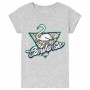 Maglia a Maniche Corte per Bambini Converse Flamingo Grigio chiaro