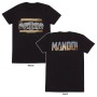 Maglia a Maniche Corte The Mandalorian Row of Helmets Nero Unisex